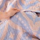100%コットンの三層ガーゼブランケット、幾何学模様のタオルキルト、菱形の花柄織りジャカード模様のコットンガーゼスローブランケット、ソファブランケット、夏用クーリングキルト、柔らかく薄い、全シーズンに適しています
