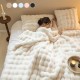 ふわとろ毛布 もうふ ふわふわ もこもこ毛布 2枚合わせ ふわとろ ブランケット おしゃれ ひざ掛け ソファー掛け 掛け毛布 掛け布団 柔らかく肌触 ラグジュアリー 厚手 暖かい 洗える