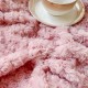 1pc フレンチスタイル ロマンチックなバラのぬいぐるみ ダブルレイヤー ブランケット、幾何学模様、柔らかな快適さ、洗濯機で洗える、リバーシブル、オールシーズン、寝具の装飾、寝室、寮、ホテルに最適、バレンタインデー、感謝祭、ファンタジーテーマのギフト、300-350g ポリエステルカバー