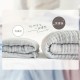 100%コットンガーゼブランケット - シングル、セミダブル、ダブル、クイーンベッド用の柔らかく通気性のある夏用キルト、洗濯機で洗える、オールシーズンコンフォート、洗濯機で洗えるコンフォート|通気性のある素材|ニットテクスチャー