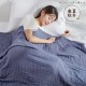 100%コットンガーゼブランケット - シングル、セミダブル、ダブル、クイーンベッド用の柔らかく通気性のある夏用キルト、洗濯機で洗える、オールシーズンコンフォート、洗濯機で洗えるコンフォート|通気性のある素材|ニットテクスチャー