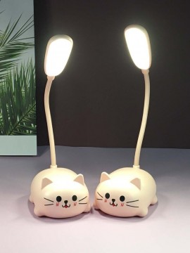 調整可能なキュートな漫画猫のデスクランプ。USB充電機能と目の保護のための温かみのある白色光を備えています。誕生日プレゼント、記念日のギフト、バレンタインデーのサプライズに最適です。