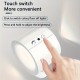 1PC LED 磁気式キャビネット下照明、360°回転可能、両面照明、タッチコントロールとリモコン、USB充電、調光可能、読書、キャビネット、寝室、リビングルーム、屋内使用 - プラスチック素材、LED光源、充電式リチウム電池、≤36V動作電圧