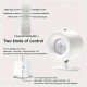 1PC LED 磁気式キャビネット下照明、360°回転可能、両面照明、タッチコントロールとリモコン、USB充電、調光可能、読書、キャビネット、寝室、リビングルーム、屋内使用 - プラスチック素材、LED光源、充電式リチウム電池、≤36V動作電圧