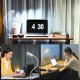XBATE 調節可能なLED読書灯 - クリップオン、3色モード＆10段階の明るさ、省エネデスクランプ、家庭・オフィス・旅行用