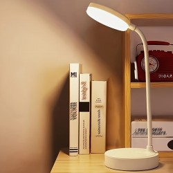 モダンなUSBプラグイン式伸縮デスクランプ、ボタン式LEDデスク照明、プラスチックベース、リビングルーム寝室に最適な装飾、バッテリー不要、ハロウィーン、バレンタインデー、誕生日、クリスマスプレゼントに最適なUSB給電