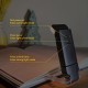 1個の調光可能なLEDクリップ式読書ライト、USB充電式、タッチコントロール、暖白色、目の保護テーブルランプ、屋内用、200mAhバッテリー、研磨仕上げ