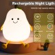 愛らしいスマイルペアLEDナイトライト - タッチコントロール、USB充電式、調光可能なシリコン製ベッドサイドランプで居心地の良い寝室の雰囲気を演出