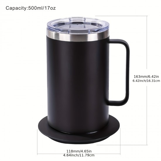 10時間自動停止、ステンレス製デザインのUSB電源付き電気コーヒーマグウォーマー - オフィスや家庭での使用に最適、コーヒーマグヒーター | モダンなコーヒーアクセサリー | 耐久性のあるコーヒーホルダー