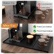 1枚 シリコン製コーヒーマット、エッセルマシン用2-in-1カウンタートッププロテクター、食器乾燥パッド、黒 - コーヒーバーアクセサリーの下にフィット (59.94cm x 39.88cm)