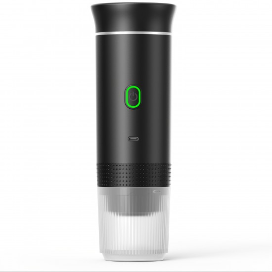 ポータブル電動エスプレッソメーカー、加熱機能付き、USB充電、ポンプタイプデザイン、キャンプ、ハイキング、アドベンチャーに適しています。