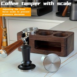 Renylabのエスプレッソコーヒータンパーセットは、調整可能な圧力とスケール付きです。プレミアムアルミニウム合金とステンレス製のハンドヘルドエスプレッソプレスツールは、電池不要です。