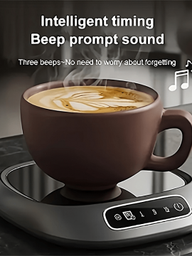 USB電源コーヒーカップウォーマー、カップ用のインテリジェントな温度維持コースター、デスクカップウォーマー、3つの温度設定を備えたスマートコースター、家庭やオフィスに適しています。他の人への思いやりのあるギフトです。