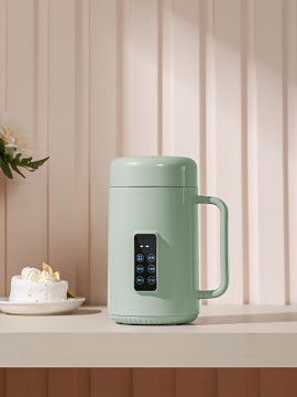 1個 ミントグリーン 多機能電気ケトル - コンパクト500W 健康的な調理ポット、デジタル制御付き、米、茶、スープ、麺類用 | 12時間タイマー、温度制御、静かな沸騰乾燥保護、USプラグ