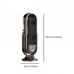 デュアルモーター付きポータブルエアコンファン、5段階冷却、720°サラウンドブロワー、USB充電式、大容量バッテリー、オフィス・旅行・キャンプ＆屋外RV使用に最適 - 感謝祭、ハロウィーン、クリスマスの完璧なギフト