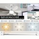 1個 多機能E26/E27スマートソケットシーリングファン、ノイズレスシーリングファン、調光可能なLEDライト、小型電球/シーリングファン、簡単取り付け、バスルーム、ベッドルーム、キッチン、リビングルームに最適