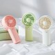 1pc ミニポータブルファンハンドヘルドバッテリー式ファンポータブルフェイスファン小型パーソナルファン夏の旅行旅行メイクまつげビーチ屋内屋外冷却ギフト