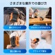 デジタルディスプレイ付きポータブルクリップオンファン - 調整可能なウエストファン、3スピード、USB充電式、長持ちのバッテリー、屋外作業場に最適、ミニサイズのパワーバンク機能と警告ライト付き