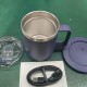 10時間自動停止、ステンレス製デザインのUSB電源付き電気コーヒーマグウォーマー - オフィスや家庭での使用に最適、コーヒーマグヒーター | モダンなコーヒーアクセサリー | 耐久性のあるコーヒーホルダー