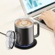 10時間自動停止、ステンレス製デザインのUSB電源付き電気コーヒーマグウォーマー - オフィスや家庭での使用に最適、コーヒーマグヒーター | モダンなコーヒーアクセサリー | 耐久性のあるコーヒーホルダー