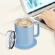 10時間自動停止、ステンレス製デザインのUSB電源付き電気コーヒーマグウォーマー - オフィスや家庭での使用に最適、コーヒーマグヒーター | モダンなコーヒーアクセサリー | 耐久性のあるコーヒーホルダー