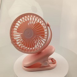 ポータブルデスクトップファン、クリップ式ファン、2モード3スピードUSB充電式長寿命バッテリーベビーカーファン、16dps静音サマーファンベビーカー用