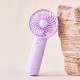 携帯用USB充電式ミニファン、3段階調節可能な冷却機能、ベッドルーム・オフィス・アウトドア使用に適したコンパクトデザイン - ピンク