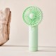 携帯用USB充電式ミニファン、3段階調節可能な冷却機能、ベッドルーム・オフィス・アウトドア使用に適したコンパクトデザイン - ピンク