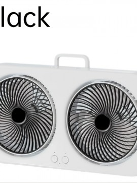 便利なデスクトップ用二頭三葉式エアサーキュレーションファン、USB充電式静音テーブルトップファン、家庭用壁掛けタイプ、三段階速度調整、オフィス・寮・キャンプに適した携帯型小型ファン