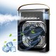 USB電源のポータブルテーブルファン、ミストスプレー付き、プラスチック製、低電圧動作、家庭用にバッテリー不要